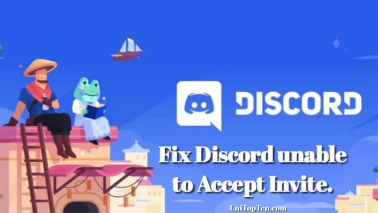 Discord whoops unable to accept invite