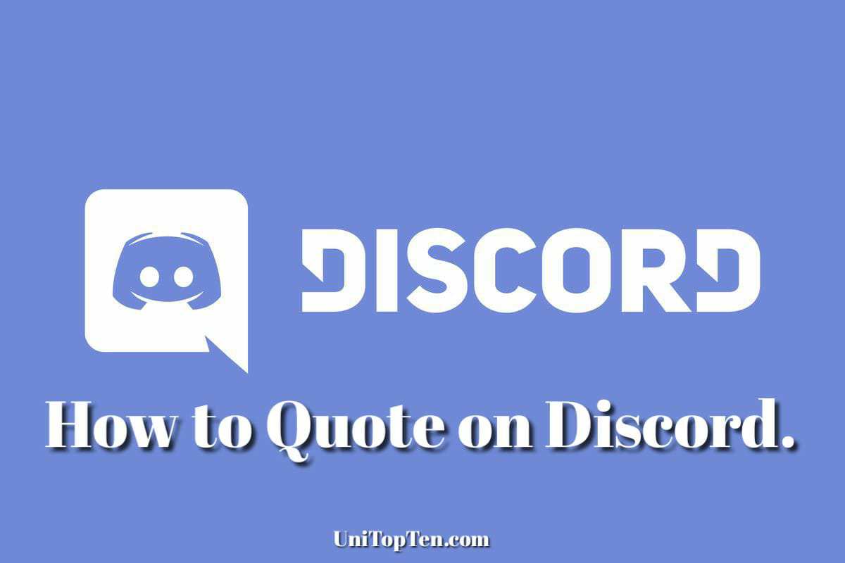How to Quote on Discord