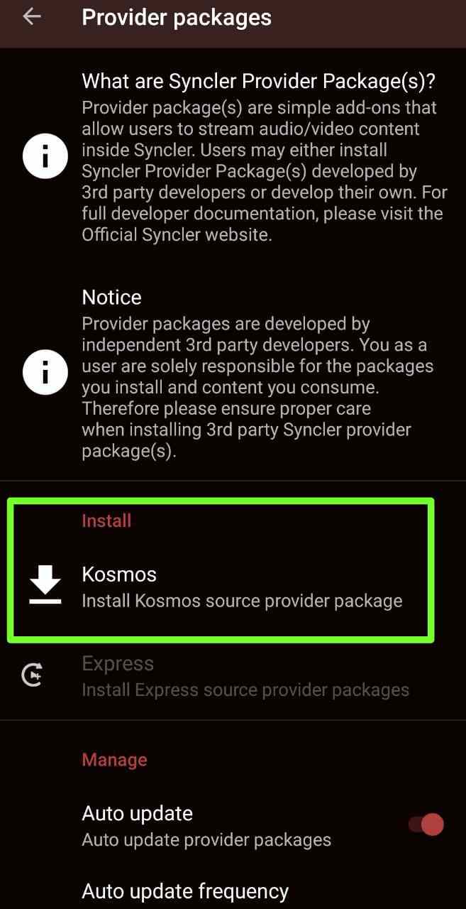 How To Setup Syncler Install Syncler Packages