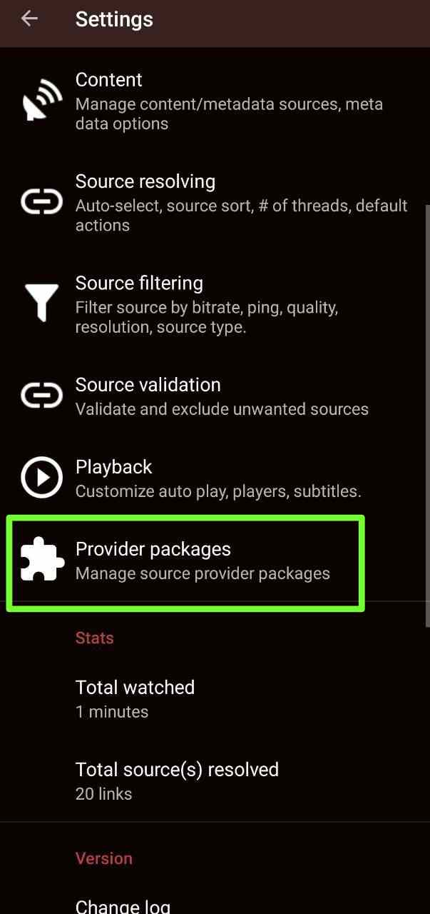install Provider packages Syncler