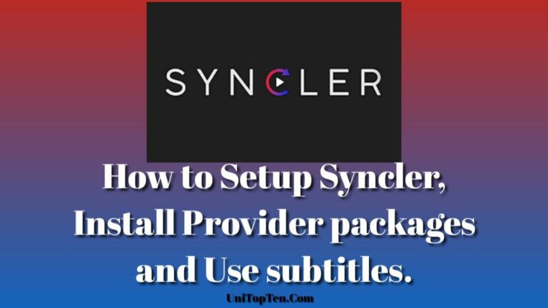 How to Set up Syncler, Use Subtitles in Syncler and Install Provider Packages