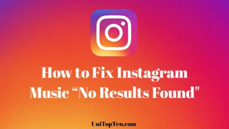 Fix Instagram Music “No Results Found”