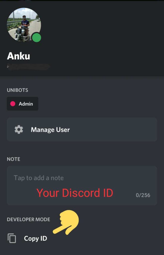 what is my discord id