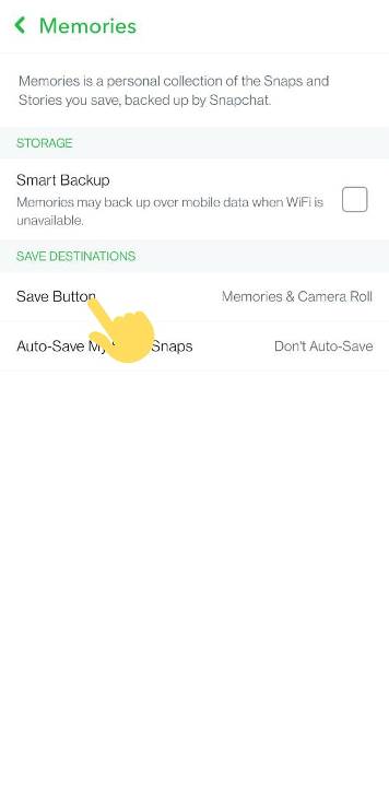Save Snapchat photos to gallery