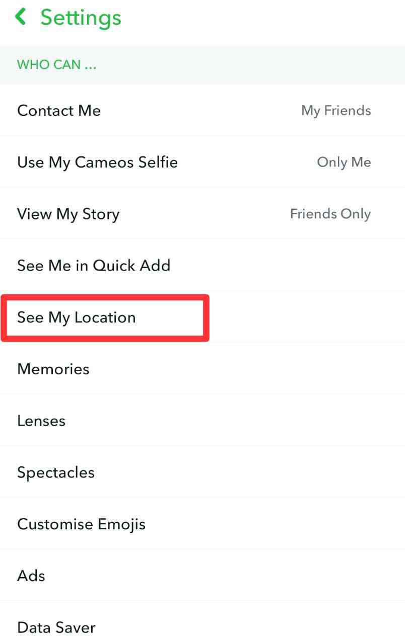 Who can see my location Snapchat