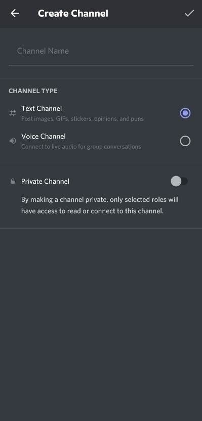 create Welcome Channel in Discord Mobile
