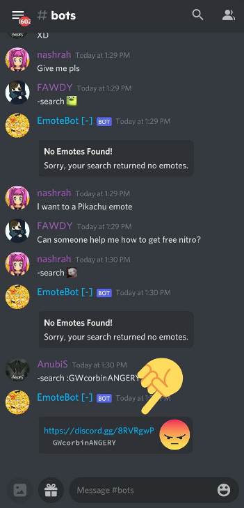 get emoji in Discord without NITRO Mobile