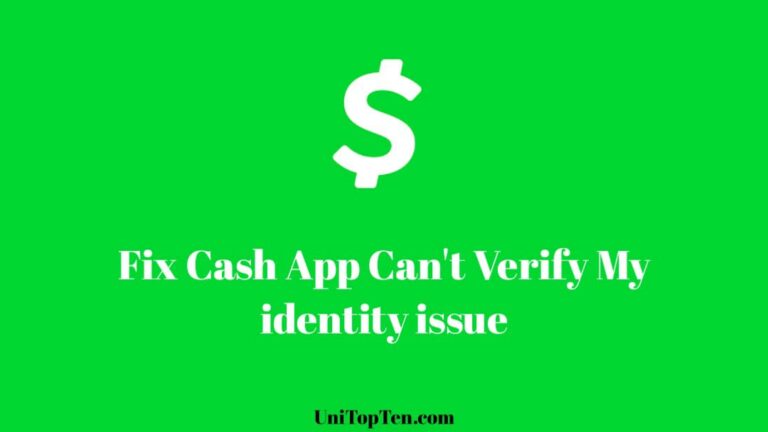 Cash App Can't Verify My Identity