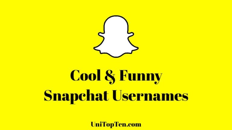 Cool Snapchat Username
