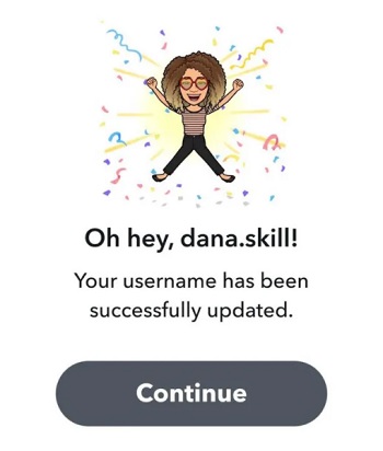 How to change username in Snapchat