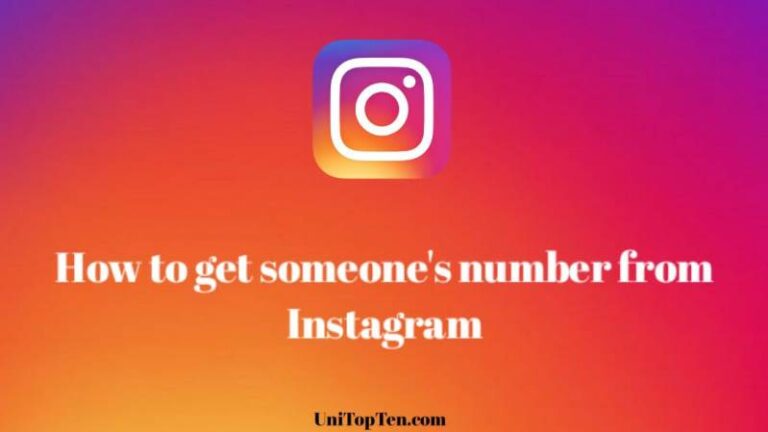 How to get someone's number from Instagram