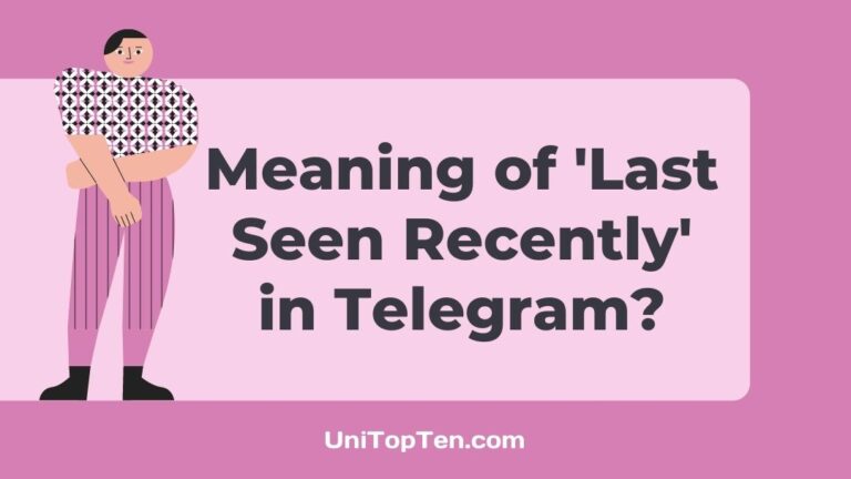 Meaning of 'Last Seen Recently' in Telegram
