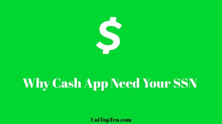 Why does Cash App need my Social Security Number
