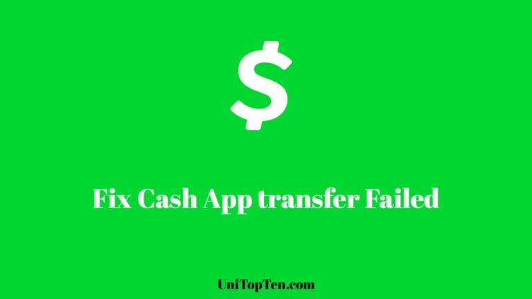 Why Cash App Say Transfer Failed