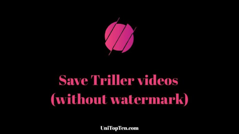 download Triller videos without watermark