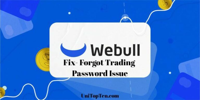 Fix Webull Forgot Trading Password