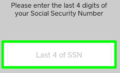 cash app asking for last 4 of ssn