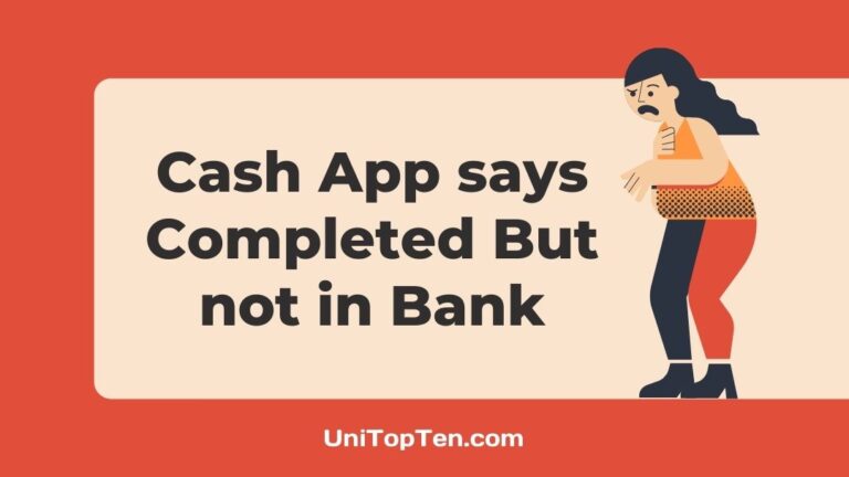 Cash App says Completed But not in Bank