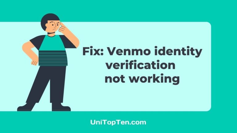 Fix Venmo identity verification not working