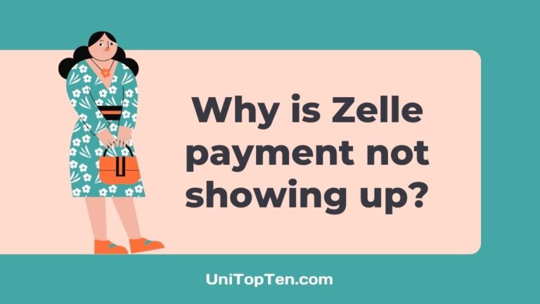 Zelle payment not showing up