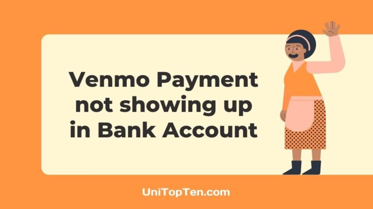 Venmo Payment not showing up in Bank Account