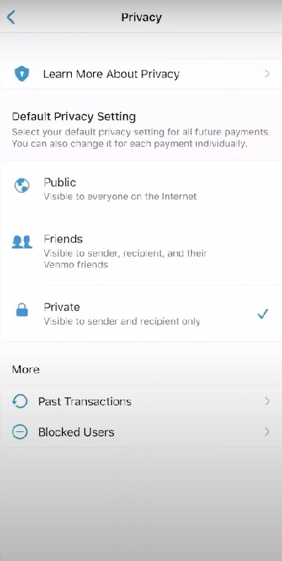 Can you change a Venmo payment from private to public