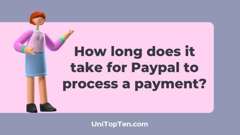 How long does it take for Paypal to process a payment