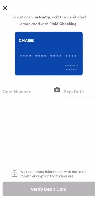 How to add debit card in Brigit 