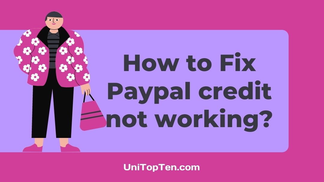 Fix Paypal credit not working