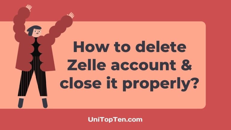 How to delete Zelle account