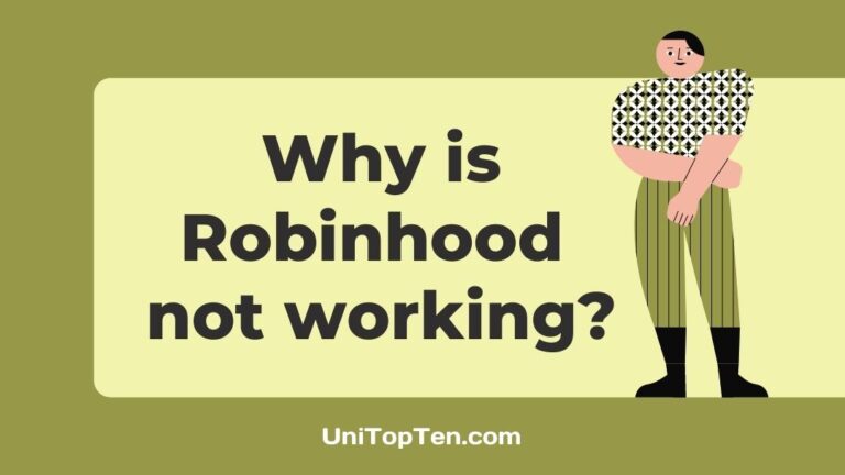 Why is Robinhood not working