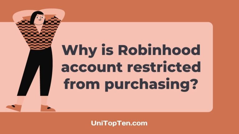 Why is my Robinhood account restricted from purchasing