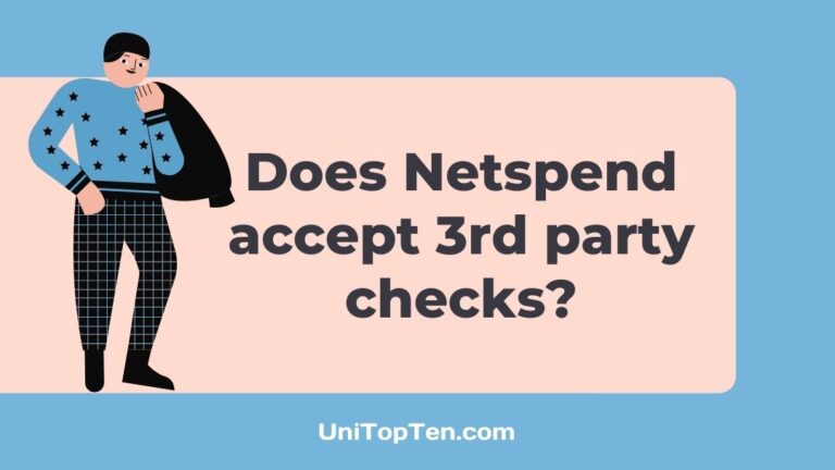 Does Netspend accept 3rd party checks