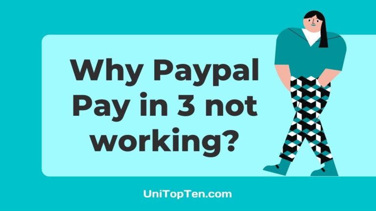 Why Paypal Pay in 3 not working