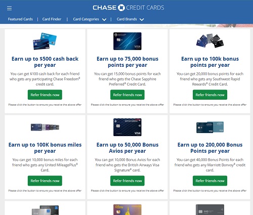 Chase Refer-a-Friend not working