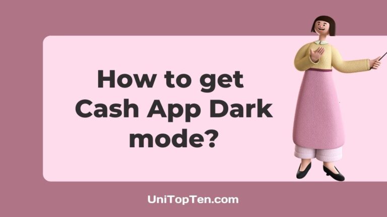 How to get Cash App Dark mode