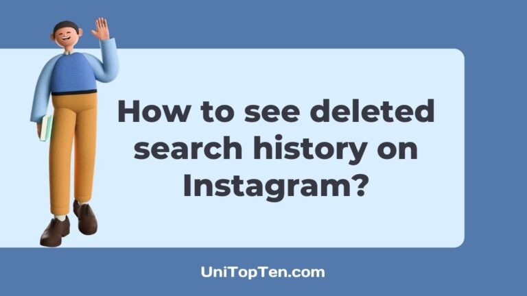 How to see deleted search history on Instagram