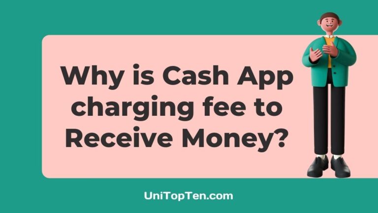 Cash App charging fee to receive money