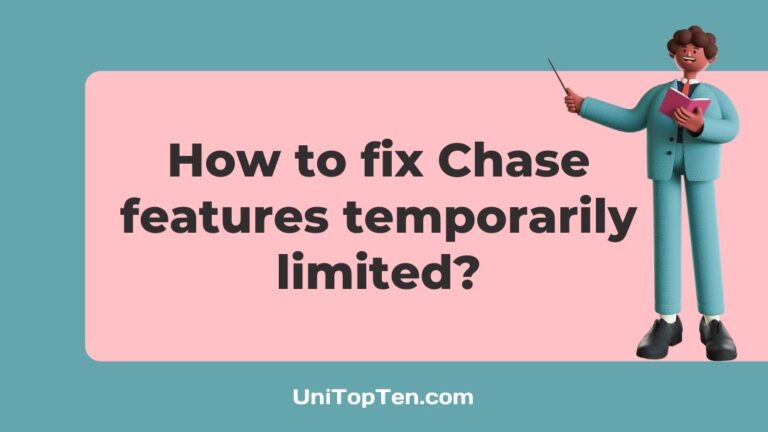 Chase app features temporarily limited