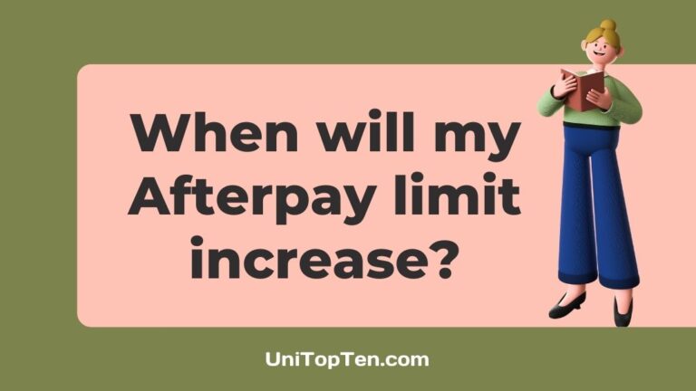 When will my Afterpay limit increase