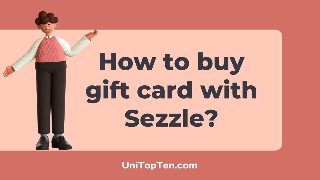 How to buy gift card with Sezzle