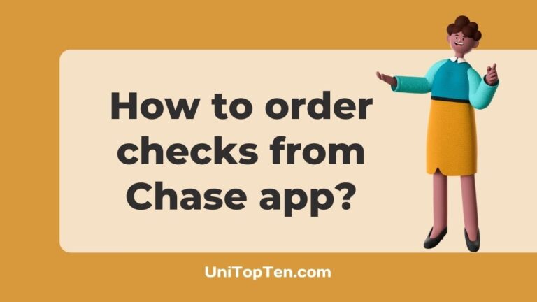 How to order checks from Chase app