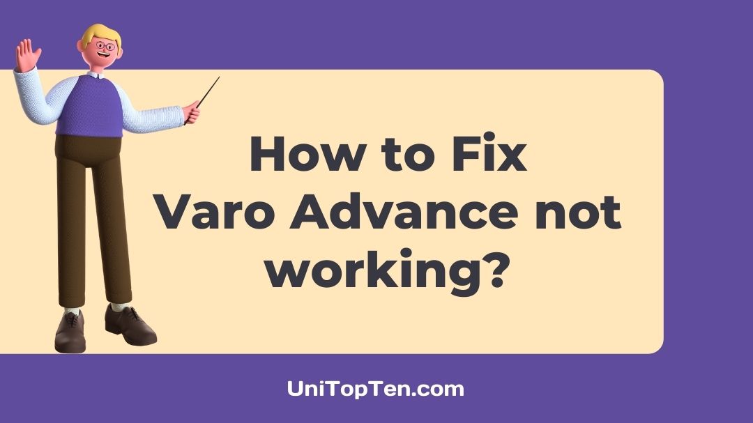 Varo Advance not working