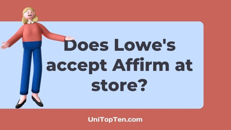 Does Lowes use Affirm