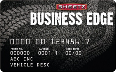 Sheetz Fleet Business Advantage card