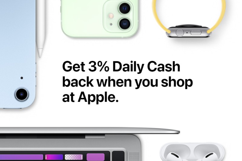 Apple Ad stating how much cashback users can get