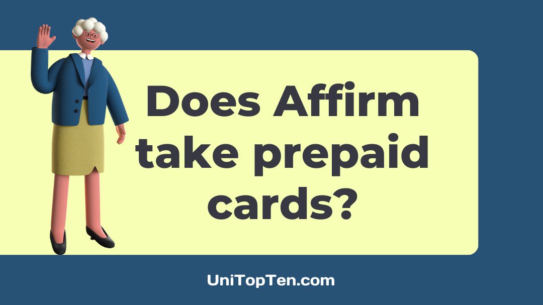 Does Affirm take prepaid cards