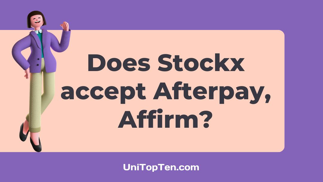 Does Stockx accept Afterpay