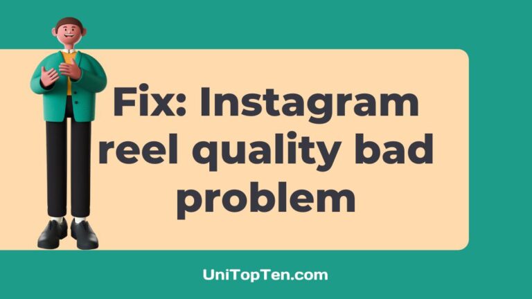 Instagram reel quality bad problem