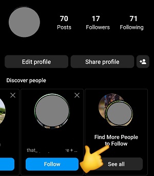 Find more people in Instagram Discover people feature